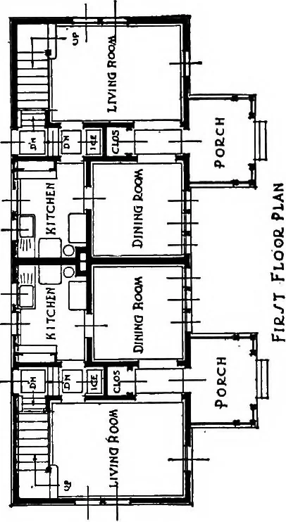 An illustration from Industrial housing, 1920, leaf 65