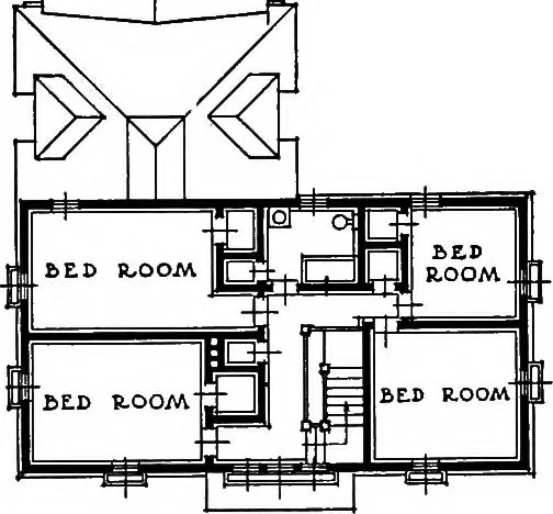 An illustration from Industrial housing, 1920, leaf 70