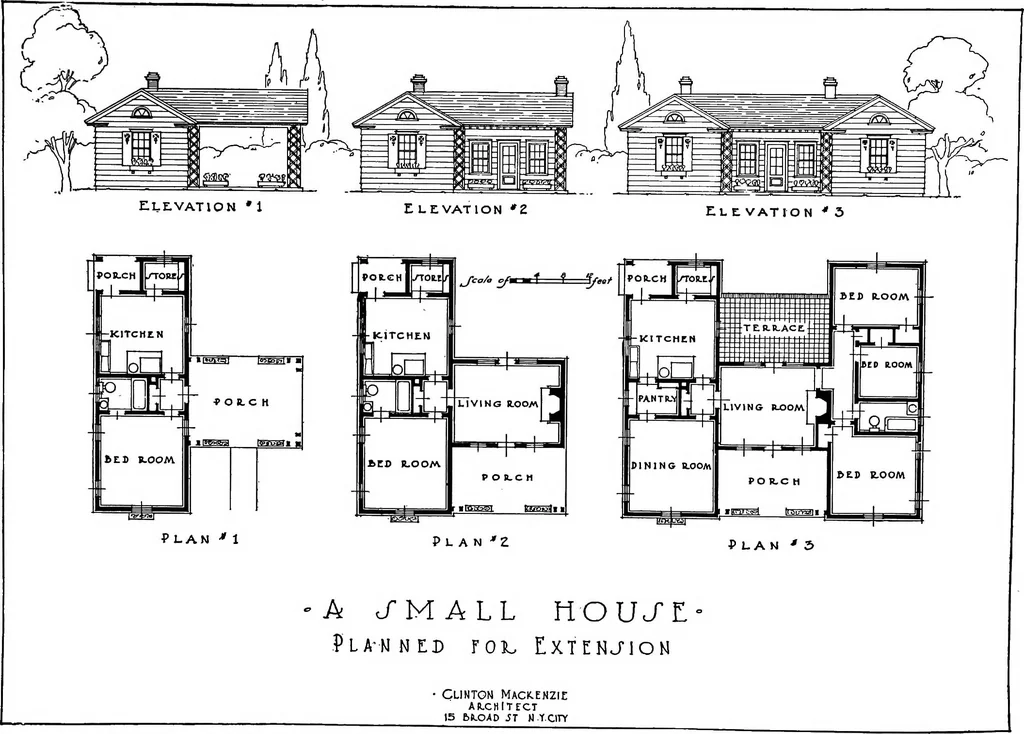 An illustration from Industrial housing, 1920, leaf 78