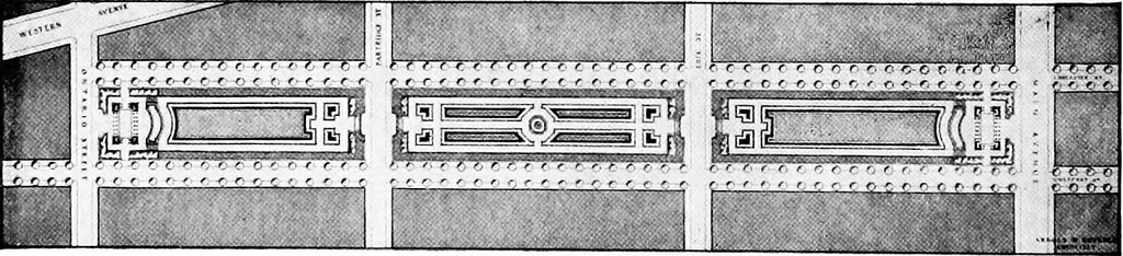 An illustration from Studies for Albany, 1914, leaf 101