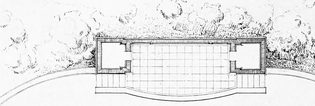 An illustration from Studies for Albany, 1914, leaf 105
