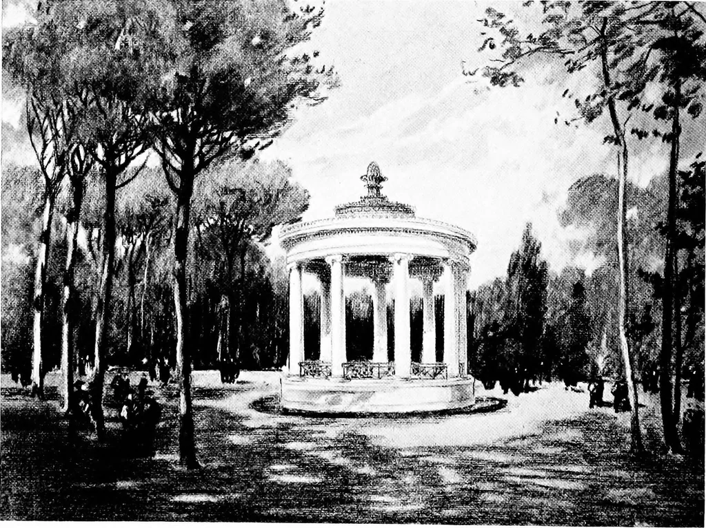 An illustration from Studies for Albany, 1914, leaf 67