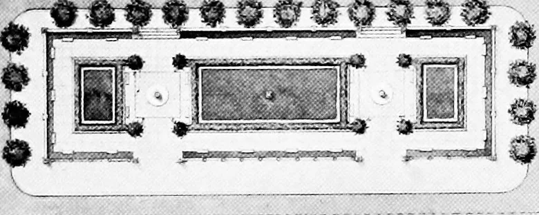 An illustration from Studies for Albany, 1914, leaf 76