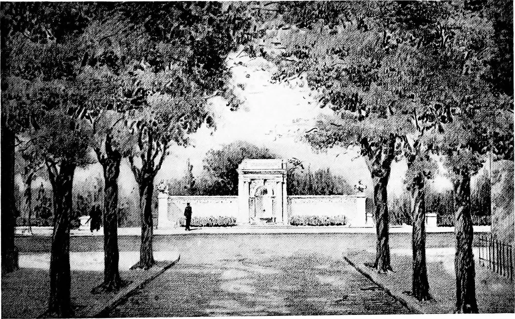 An illustration from Studies for Albany, 1914, leaf 88
