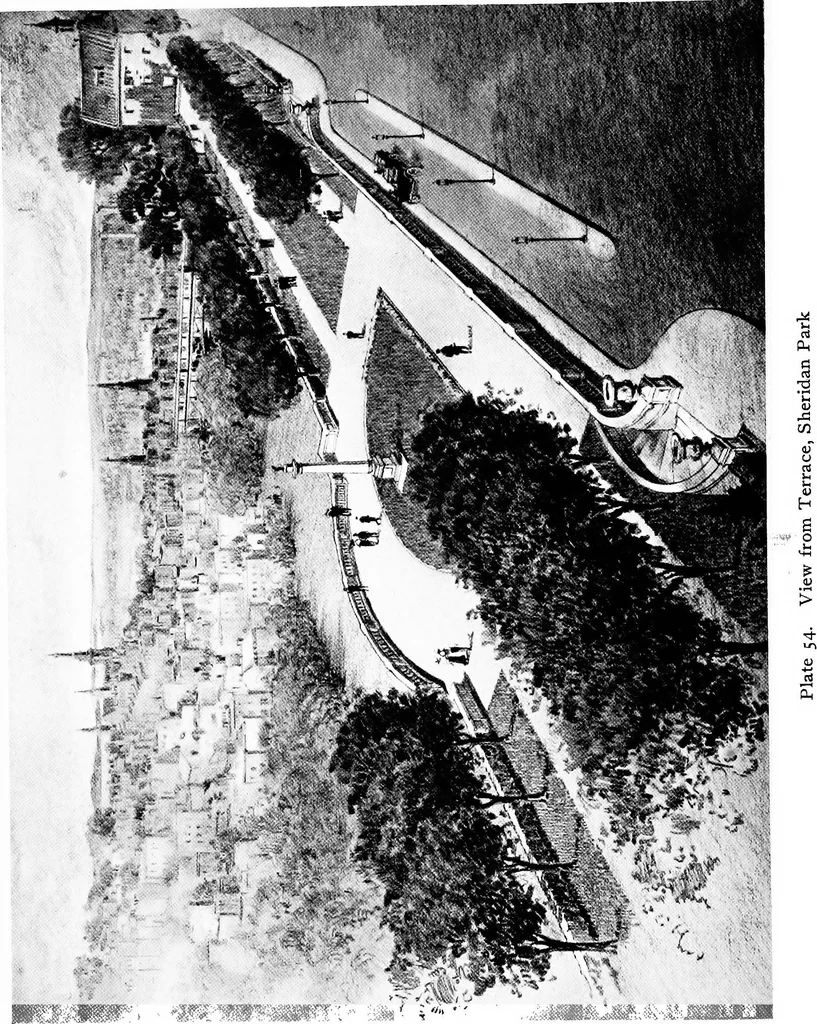 An illustration from Studies for Albany, 1914, leaf 97