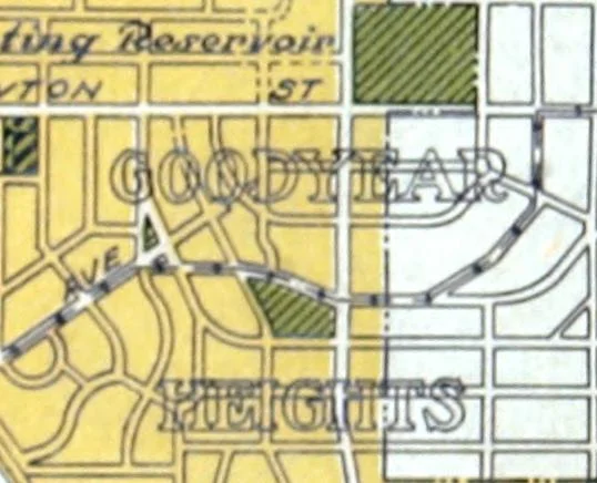 An illustration from City plan for Akron, 1919, leaf 5