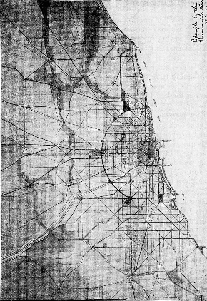 An illustration from Chicago's greatest issue; an official plan, 1911, leaf 45