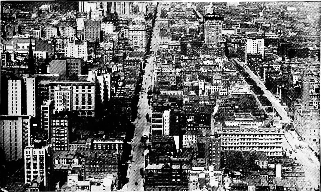 An illustration from Wacker's manual of the plan of Chicago; municipal economy, 1911, leaf 102