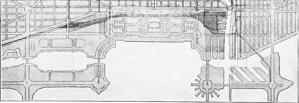 An illustration from Wacker's manual of the plan of Chicago; municipal economy, 1911, leaf 111