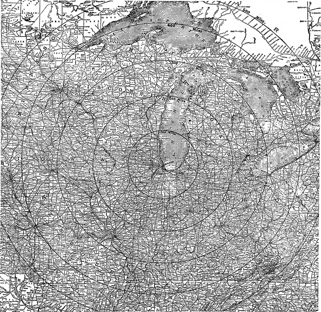 An illustration from Wacker's manual of the plan of Chicago; municipal economy, 1911, leaf 112