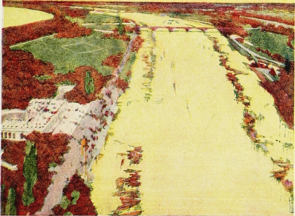 An illustration from Wacker's manual of the plan of Chicago; municipal economy, 1911, leaf 136