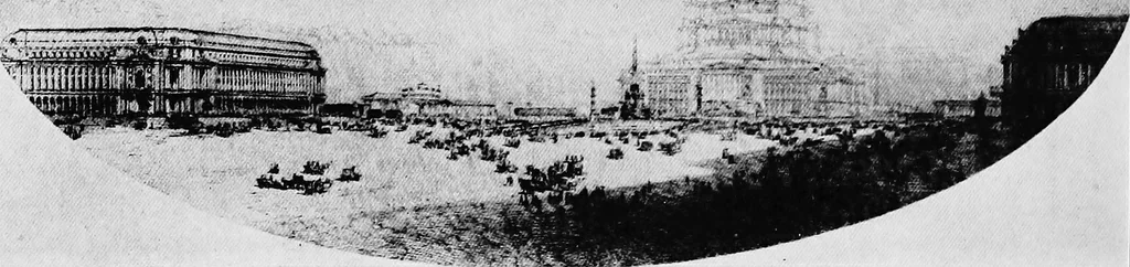 An illustration from Wacker's manual of the plan of Chicago; municipal economy, 1911, leaf 149