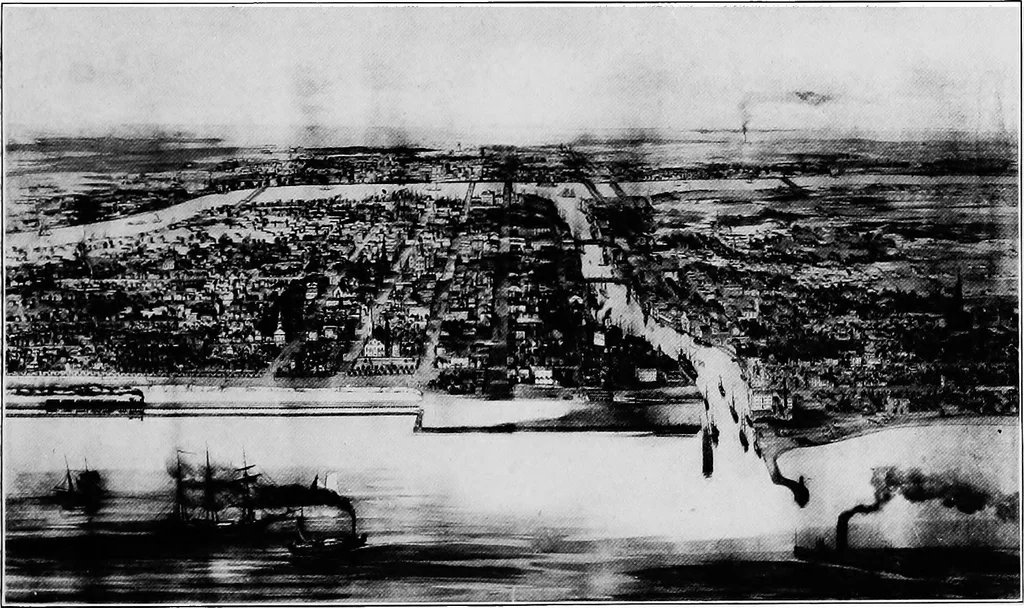 An illustration from Wacker's manual of the plan of Chicago; municipal economy, 1911, leaf 24