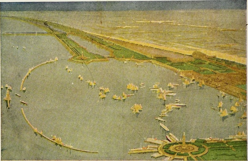 An illustration from Wacker's manual of the plan of Chicago; municipal economy, 1911, leaf 65