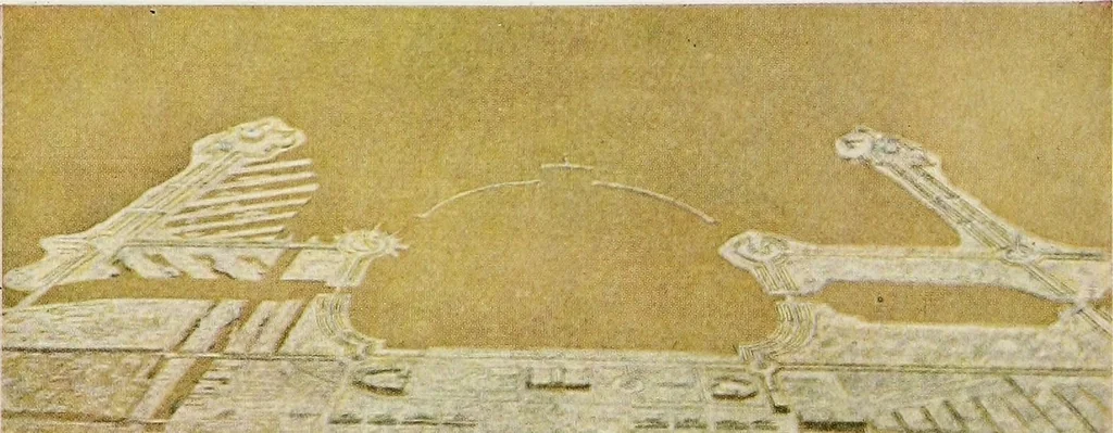 An illustration from Wacker's manual of the plan of Chicago; municipal economy, 1911, leaf 7