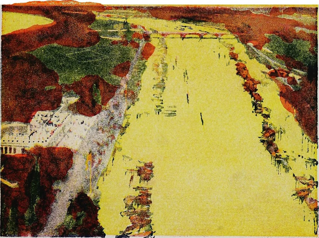 An illustration from Wacker's manual of the plan of Chicago: municipal economy. Especially prepared for study in the schools of Chicago., auspices of the Chicago Plan Commission .., 1920, leaf 129