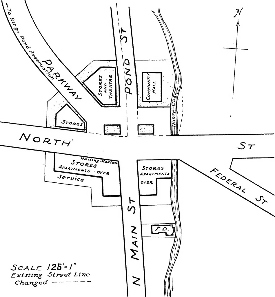 An illustration from Local survey and city planning proposals for Bristol, Conn., 1920, leaf 28