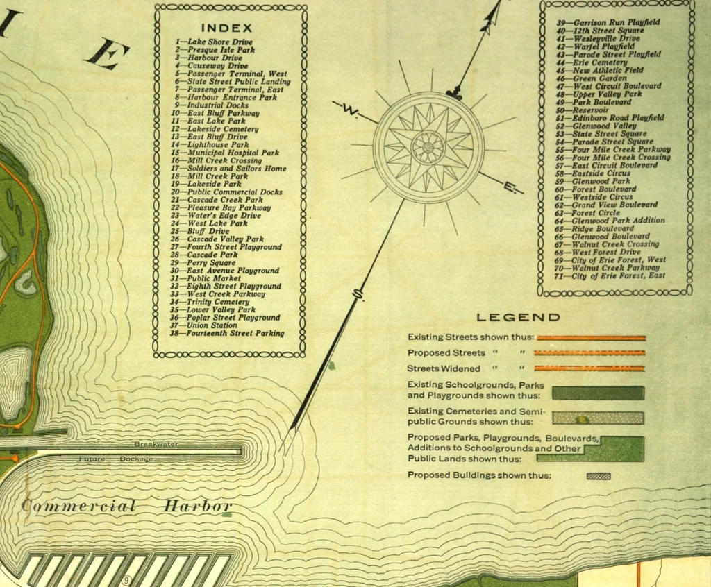 An illustration from Greater Erie : plans and reports for the extension and improvement of the city, 1913, leaf 260