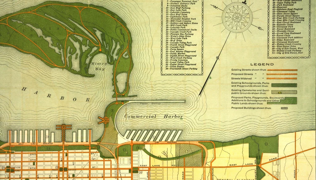 An illustration from Greater Erie : plans and reports for the extension and improvement of the city, 1913, leaf 260