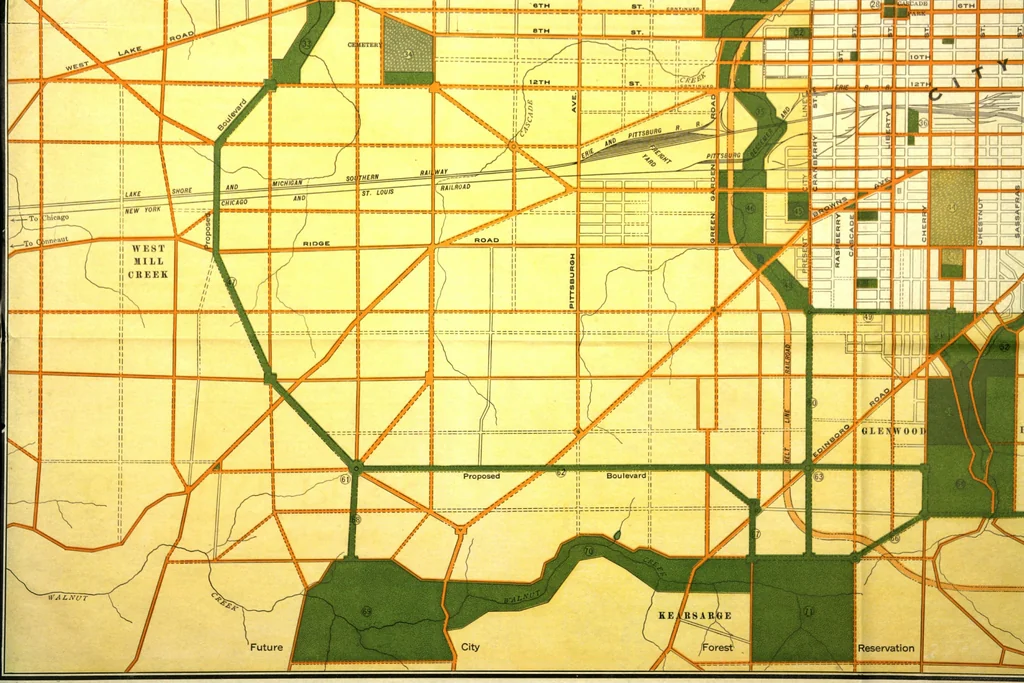 An illustration from Greater Erie : plans and reports for the extension and improvement of the city, 1913, leaf 261