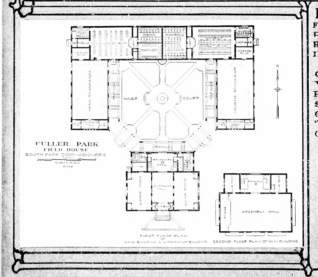 An illustration from The city plan of Flint, Michigan, including the reports of John Nolen, city planner, and Bion J. Arnold, transportation engineer, as approved by the City planning board and accepted by the Common council. George C. Kellar, mayor. Frank D. King, city clerk, 1920, leaf 110