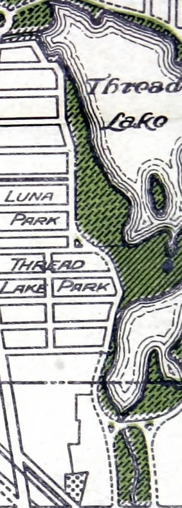 An illustration from The city plan of Flint, Michigan, including the reports of John Nolen, city planner, and Bion J. Arnold, transportation engineer, as approved by the City planning board and accepted by the Common council. George C. Kellar, mayor. Frank D. King, city clerk, 1920, leaf 121
