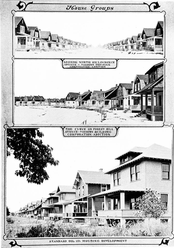 An illustration from The city plan of Flint, Michigan, including the reports of John Nolen, city planner, and Bion J. Arnold, transportation engineer, as approved by the City planning board and accepted by the Common council. George C. Kellar, mayor. Frank D. King, city clerk, 1920, leaf 70