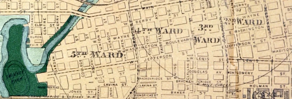 An illustration from Report of Charles Mulford Robinson for Fort Wayne Civic Improvement Association, 1910, leaf 131
