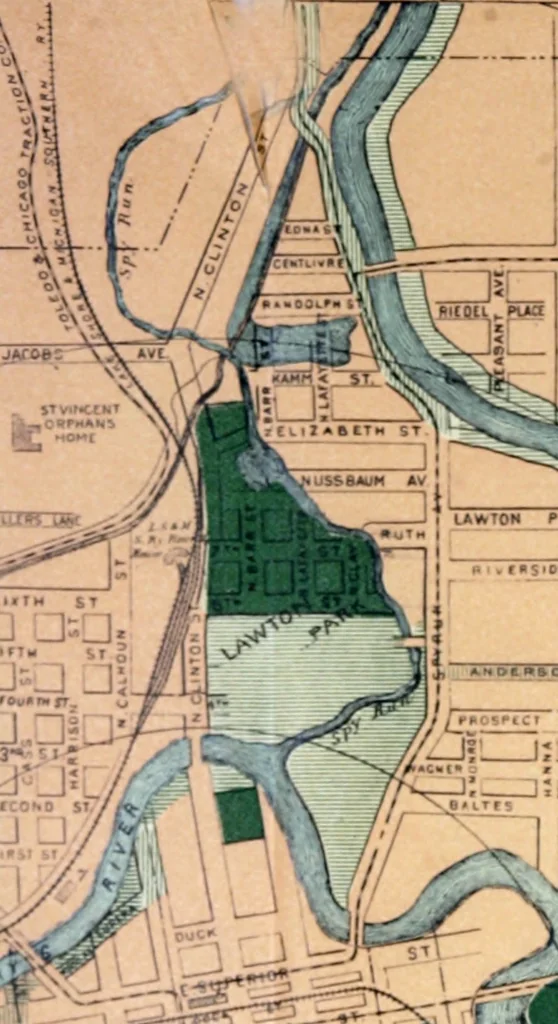 An illustration from Report of Charles Mulford Robinson for Fort Wayne Civic Improvement Association, 1910, leaf 132