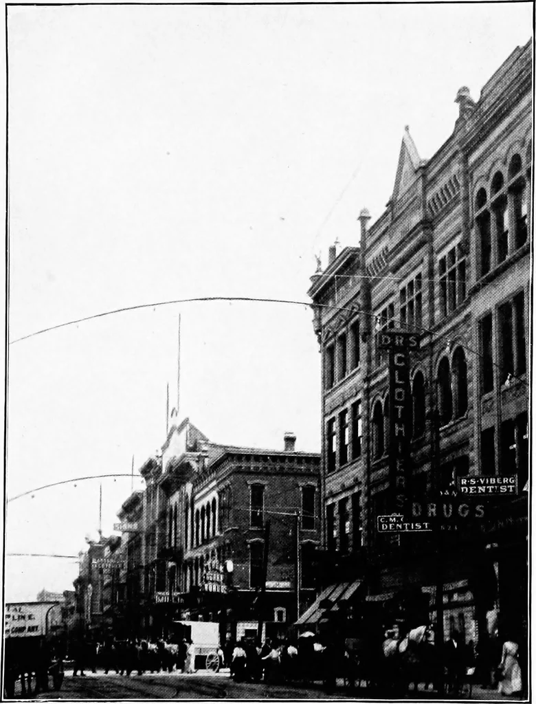 An illustration from Report of Charles Mulford Robinson for Fort Wayne Civic Improvement Association, 1910, leaf 24
