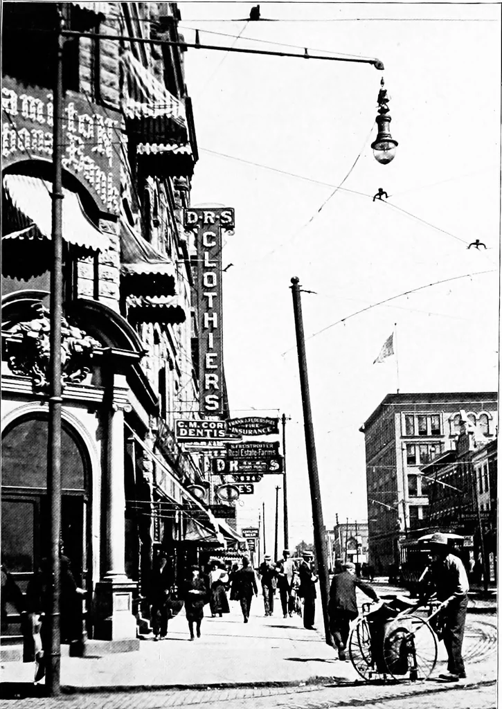 An illustration from Report of Charles Mulford Robinson for Fort Wayne Civic Improvement Association, 1910, leaf 34