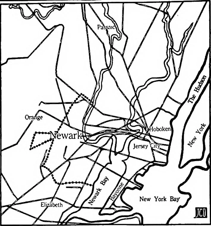 An illustration from City planning for Newark. The City plan commission, Newark, New Jersey, 1913, leaf 25