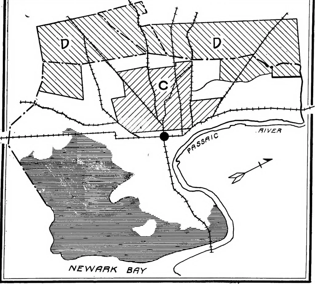 An illustration from City planning for Newark. The City plan commission, Newark, New Jersey, 1913, leaf 30
