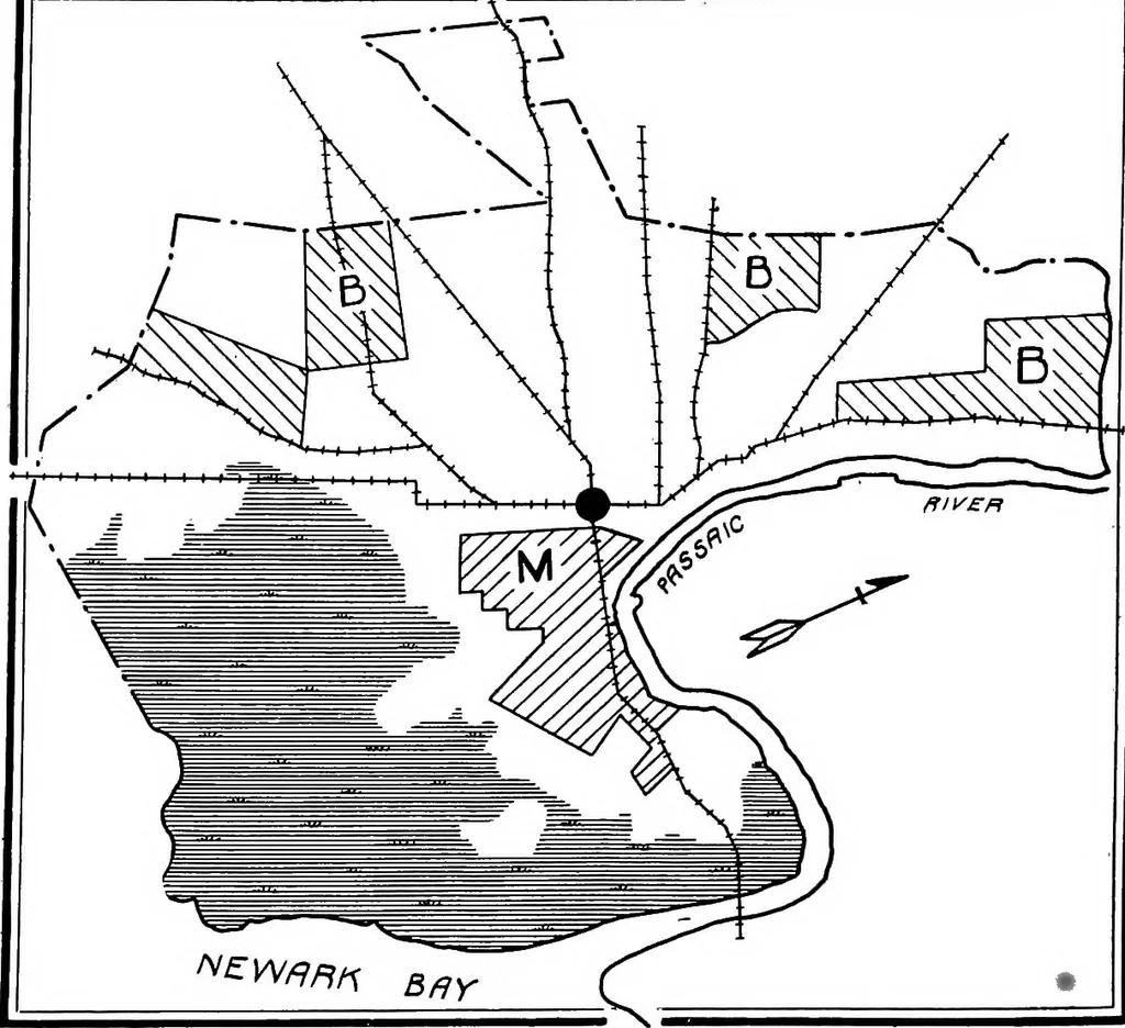 An illustration from City planning for Newark. The City plan commission, Newark, New Jersey, 1913, leaf 31