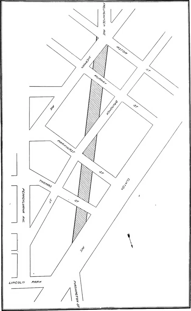 An illustration from City planning for Newark. The City plan commission, Newark, New Jersey, 1913, leaf 60