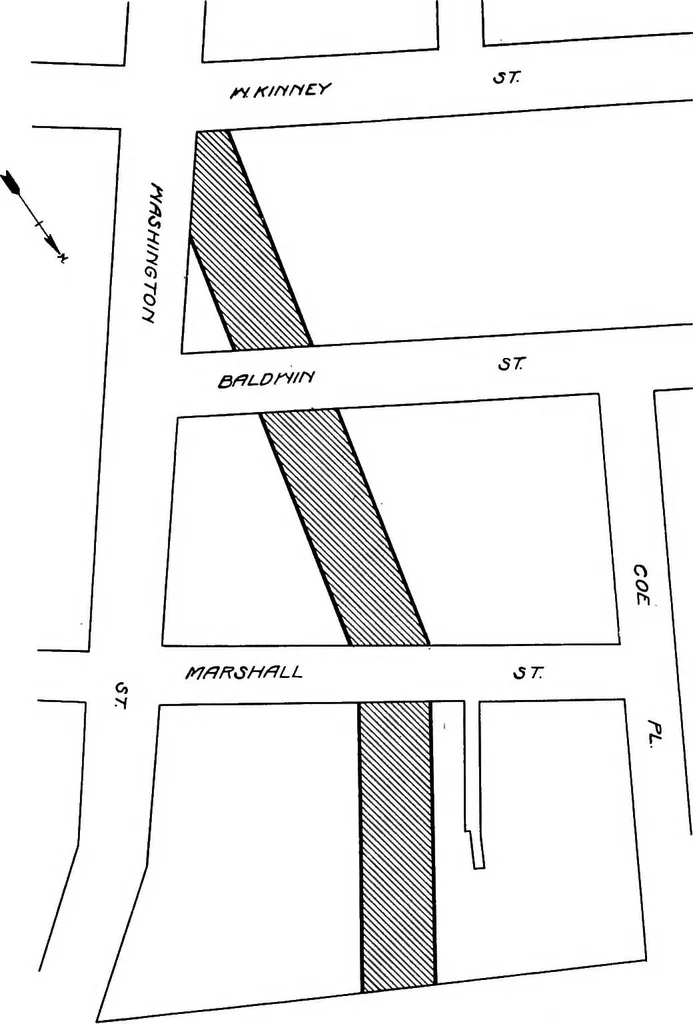 An illustration from City planning for Newark. The City plan commission, Newark, New Jersey, 1913, leaf 64