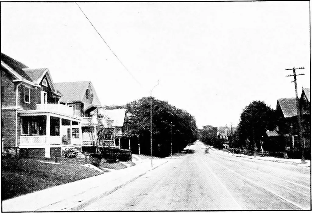 An illustration from Proposed improvements for Newport;, 1913, leaf 47