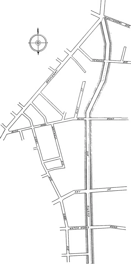 An illustration from Proposed improvements for Newport;, 1913, leaf 56