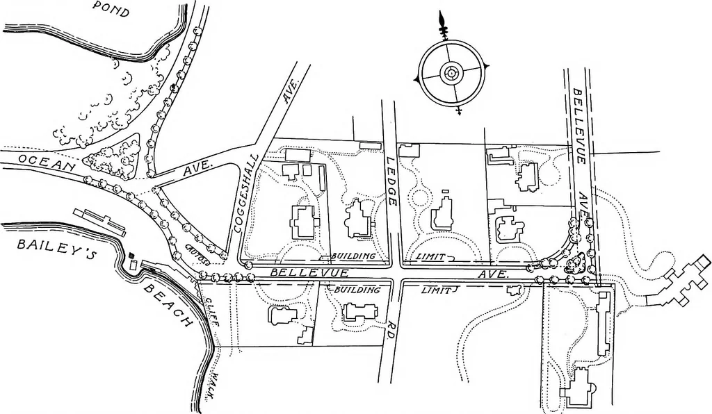 An illustration from Proposed improvements for Newport;, 1913, leaf 57