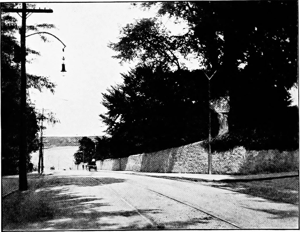 An illustration from Proposed improvements for Newport;, 1913, leaf 60