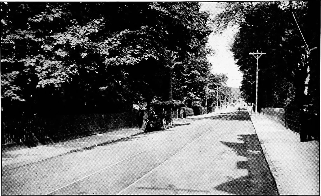 An illustration from Proposed improvements for Newport;, 1913, leaf 61