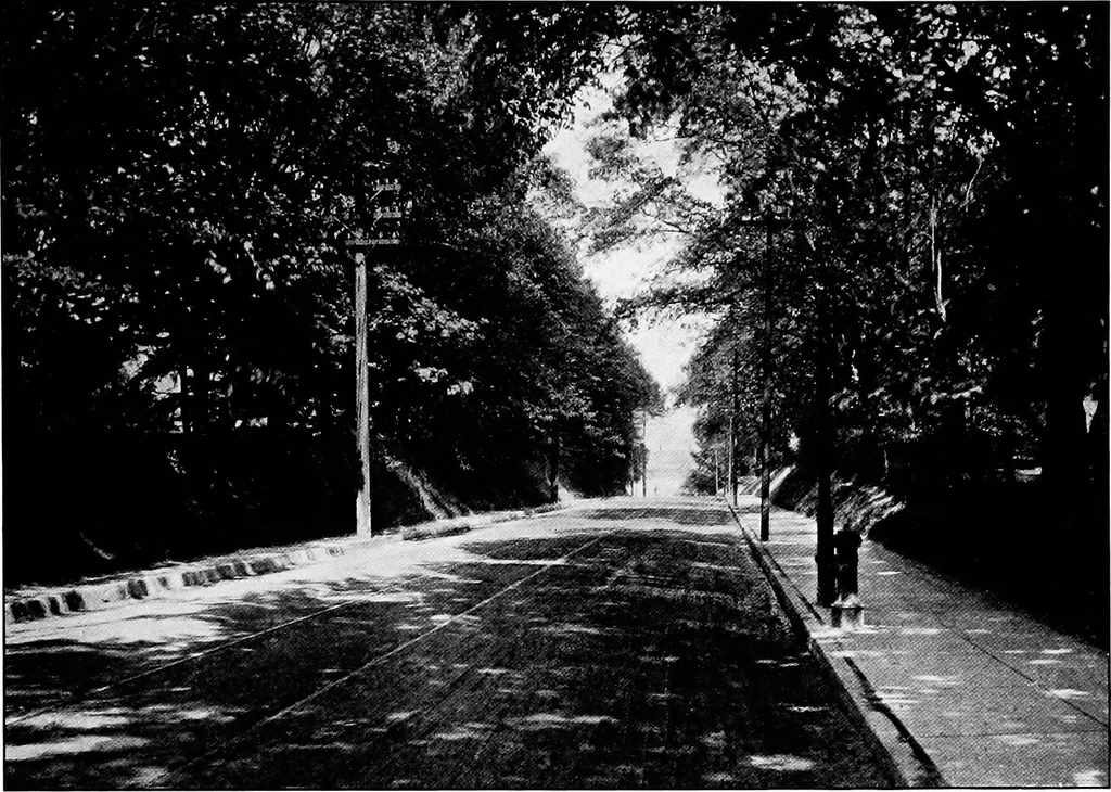 An illustration from Proposed improvements for Newport;, 1913, leaf 62