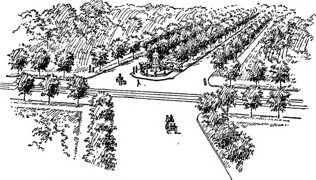 An illustration from Report of the Kingshighway Commission, March 1903, 1903, leaf 44
