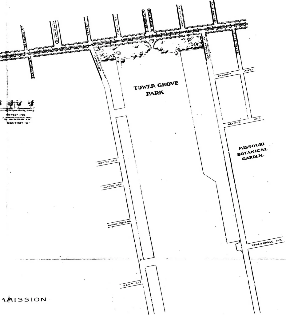 An illustration from Report of the Kingshighway Commission, March 1903, 1903, leaf 61