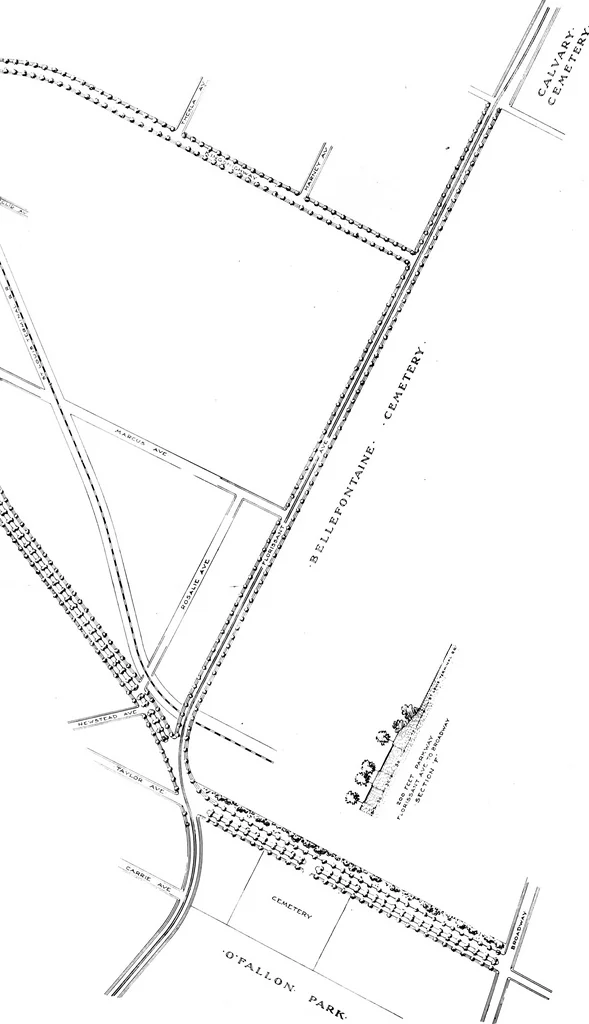 An illustration from Report of the Kingshighway Commission, March 1903, 1903, leaf 71