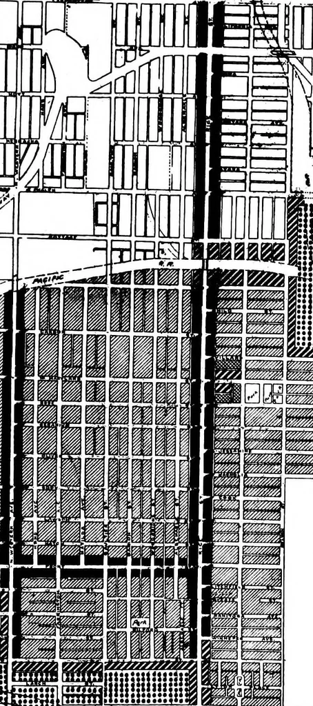 An illustration from Plan of Saint Paul, the capital city of Minnesota, 1922, leaf 55