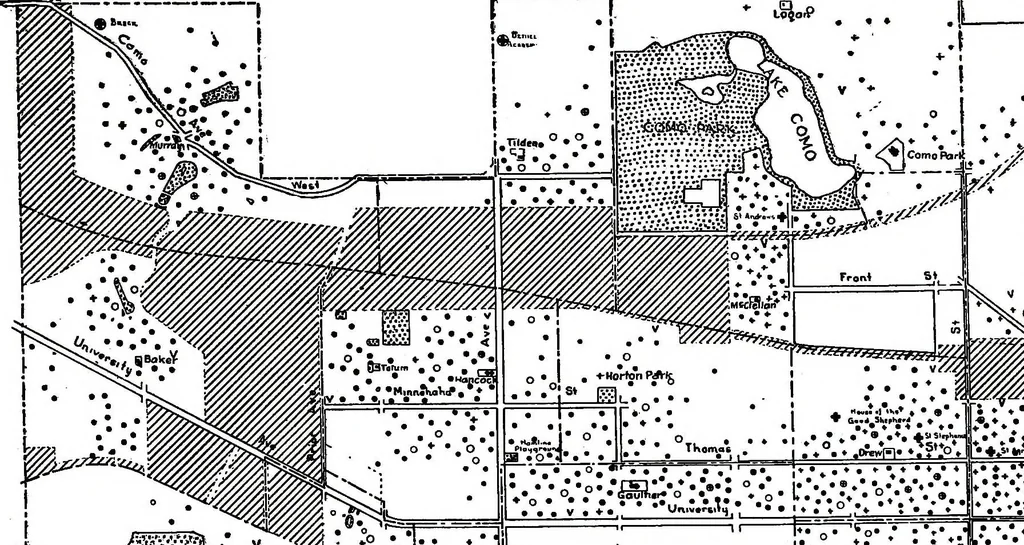 An illustration from Plan of Saint Paul, the capital city of Minnesota, 1922, leaf 79