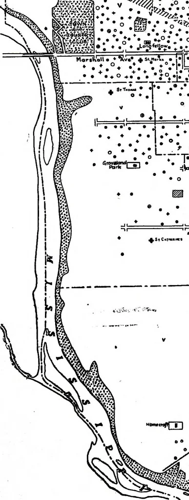 An illustration from Plan of Saint Paul, the capital city of Minnesota, 1922, leaf 79
