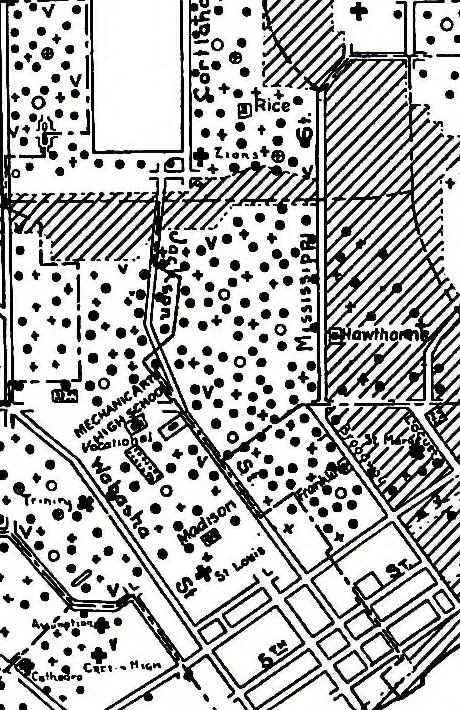 An illustration from Plan of Saint Paul, the capital city of Minnesota, 1922, leaf 79