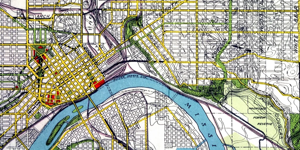 An illustration from Plan of Saint Paul, the capital city of Minnesota, 1922, leaf 93